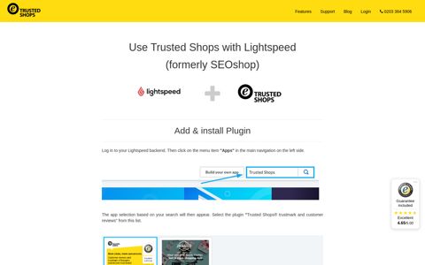 How to integrate the Trustbadge into your Lightspeed shop