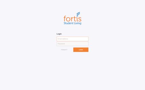 myfortis login - Fortis Student Living
