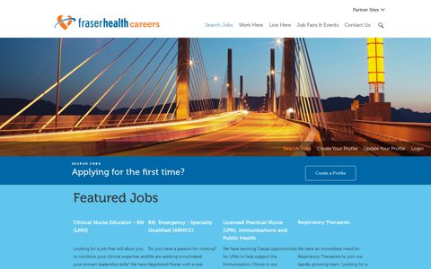 Search Jobs - Fraser Health - Careers - Fraser Health Authority