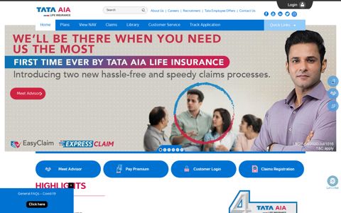 Tata AIA Life - Life Insurance, Term Insurance Plans, Child Plans