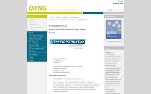 FondsDISCOUNT.de - Forum Nachhaltige Geldanlagen