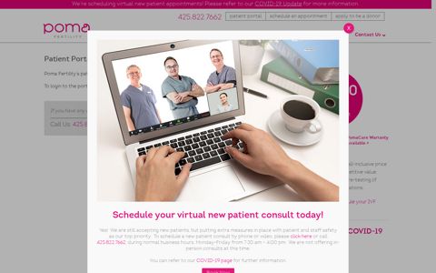 Patient Portal | Seattle, Bellevue, Kirkland, WA | Poma Fertility