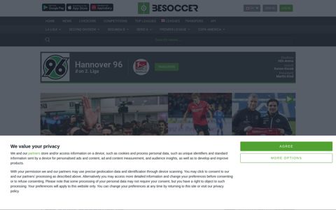 The latest news from Hannover 96: squad, results, table
