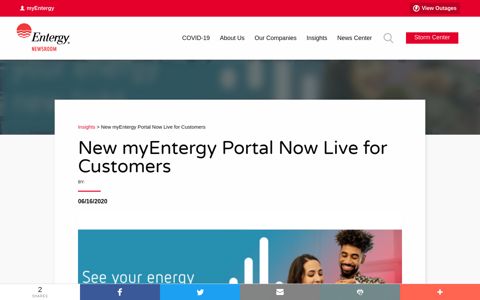 New myEntergy Portal Now Live for Customers | Entergy ...