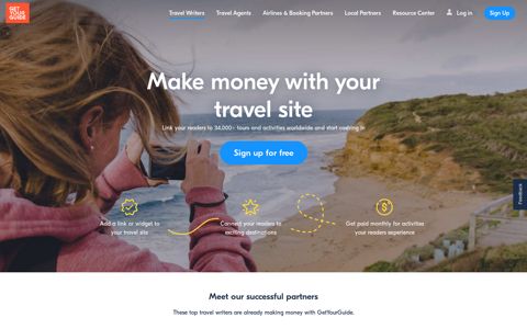 Travel Affiliate Program for Bloggers and Writers | GetYourGuide