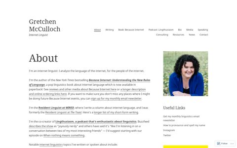 Gretchen McCulloch – Internet Linguist