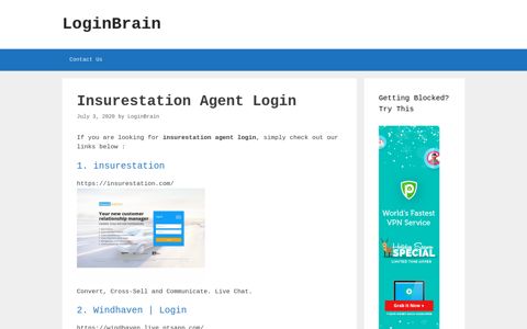 insurestation agent login - LoginBrain