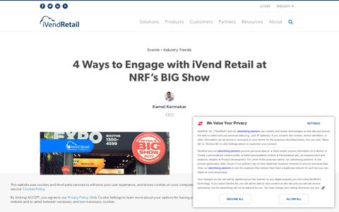 4 Ways to Engage with iVend Retail at NRF's BIG Show