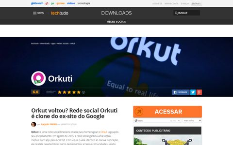 Orkuti | Download | TechTudo