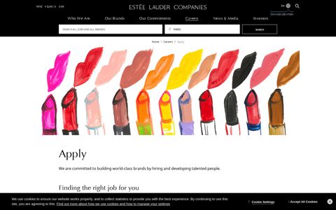 Apply – The Estée Lauder Companies Inc.