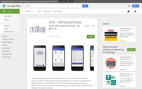 GTU - 100 Activity Points - Apps on Google Play