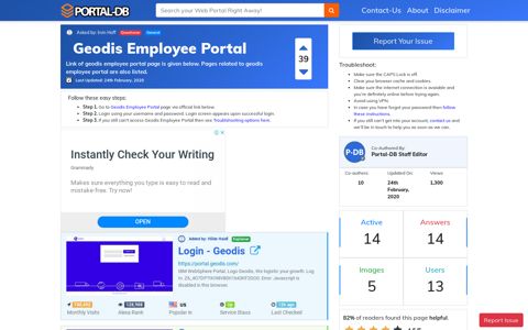 Geodis Employee Portal
