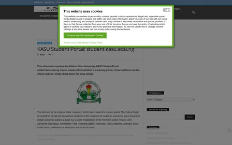 KASU Student Portal: student.kasu.edu.ng - Explore the Best ...