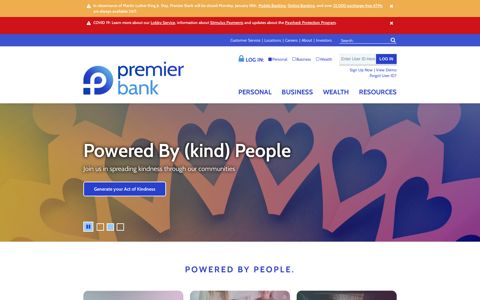 Premier Bank | Bank in OH, MI, IN, PA | Banking | Loans