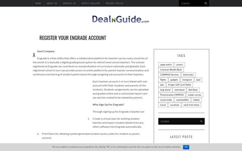Register Your Engrade Account | Deal & Guide