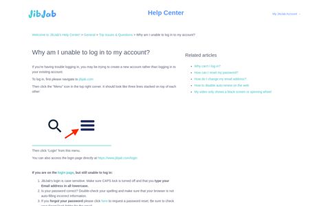 Why am I unable to log in to my account? - JibJab's Help Center!