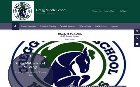 Gregg Middle School / Homepage