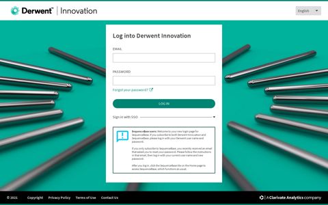 Login | Derwent Innovation - Derwent Innovation Index