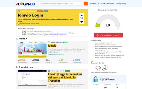 Ioinvio Login - A database full of login pages from all over the ...