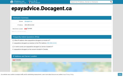 ▷ epayadvice.Docagent.ca Website statistics and traffic ...