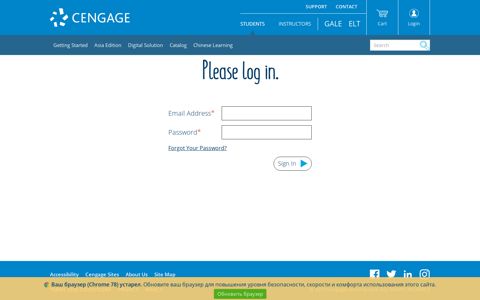 Login - Cengage Learning Asia