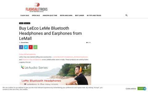 Buy LeEco LeMe Bluetooth Headphones and Earphones from ...
