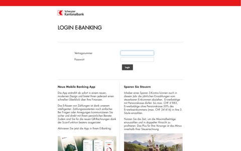 Login E-Banking