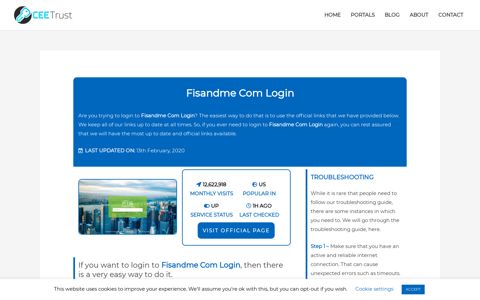 Fisandme Com Login - Find Official Portal - CEE Trust