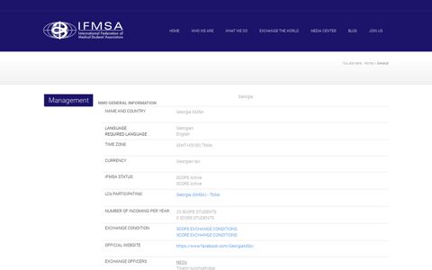 Georgia (GMSA) - IFMSA Exchange Portal