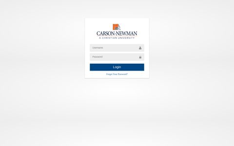 Sign In :: Carson-Newman Edvance360