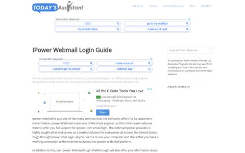 IPower Webmail Login Guide | Today's Assistant