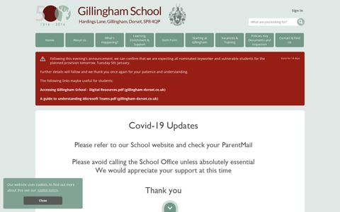 Gillingham School Home