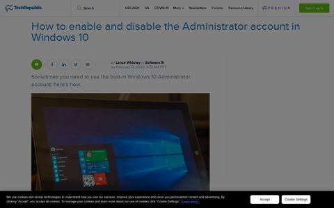 How to enable and disable the Administrator account in ...