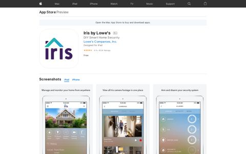 ‎Iris by Lowe's on the App Store