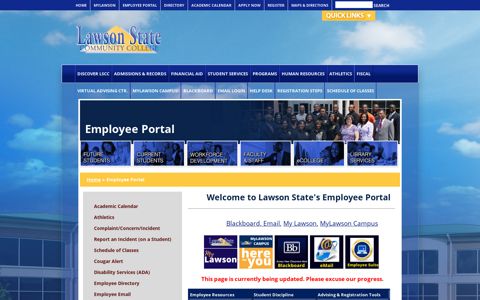 Employee Portal | Lawson State Community College