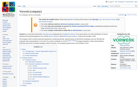 Vorwerk (company) - Wikipedia