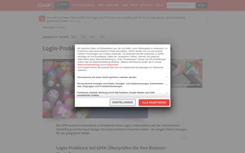 Login-Probleme bei GMX: die 3 besten Lösungen - CHIP