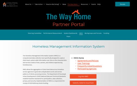 HMIS - Coalition for the Homeless Houston
