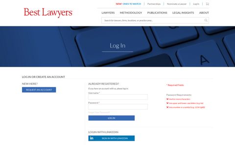 Login | Best Lawyers