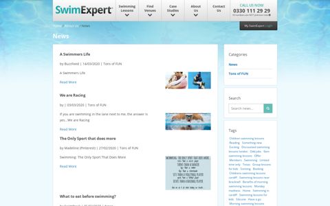 News | About Us | SwimExpert