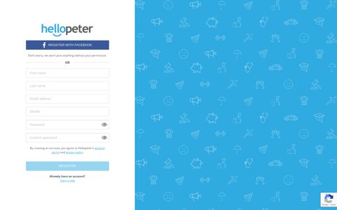 Register an account - Review Companies Online ... - Hellopeter