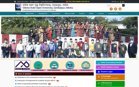 Odisha State Open University, Sambalpur