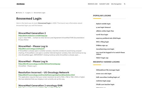 Iknowmed Login ❤️ One Click Access - iLoveLogin