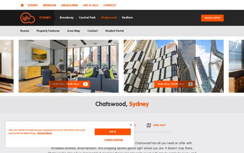 Student Accommodation Chatswood - Sydney | Iglu