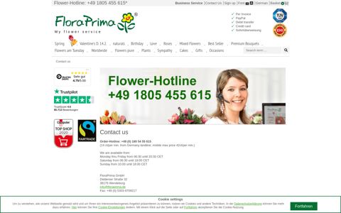 Contact us - FloraPrima