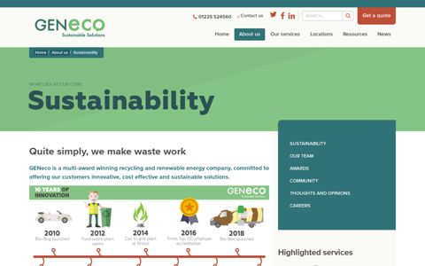 Sustainability - GENeco