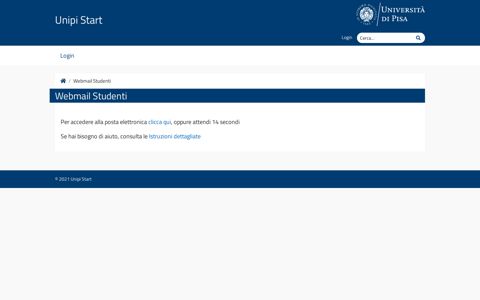 Webmail Studenti • Unipi Start