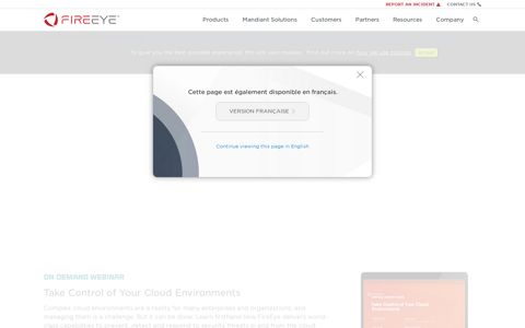 Clarity in the Cloud | FireEye