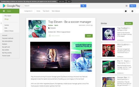 Top Eleven - Be a soccer manager - Apps on Google Play