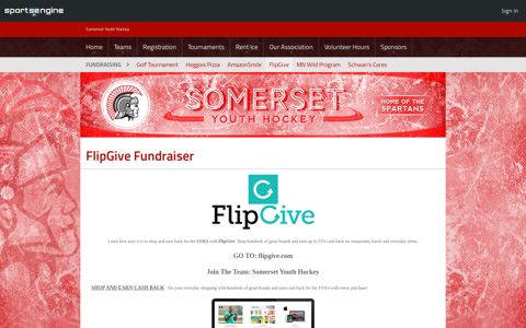 FlipGive Fundraiser - Somerset Youth Hockey